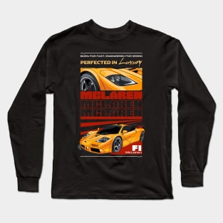 Retro McLaren Car Long Sleeve T-Shirt